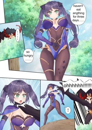 hentai 八重神子、モナ，敗北首絞失神