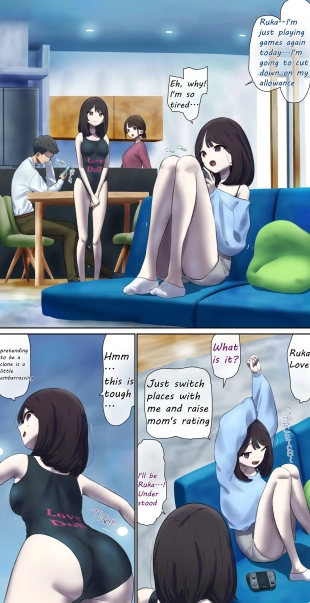 hentai A daughter living with her human livestock clones