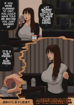hentai A Secret Affair With My Own Drunken Son