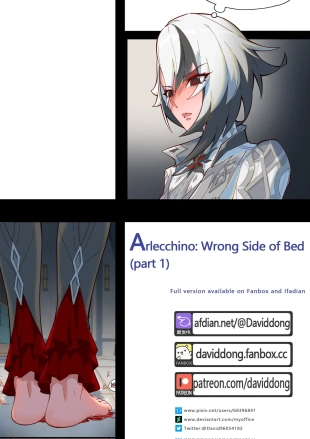 hentai Arlecchino: Wrong Side of Bed