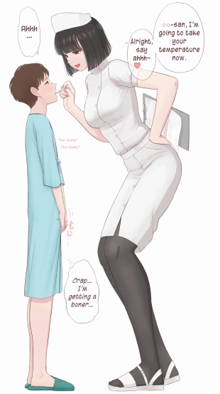 hentai Choushin Nurse-san Manga | Tall Nurse Manga