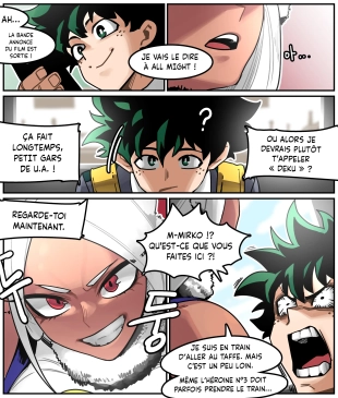 hentai Deku Rencontre Mirko dans un Train et la Baise
