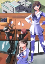 hentai Futanari reindeer transformation! Absolute obedience to the child with Santa makeup