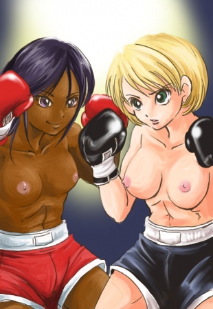 hentai Girl vs Girl Boxing Match 3 by Taiji