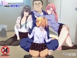 hentai JK-tachi ni Daininki! Youmuin no Oji-san!!