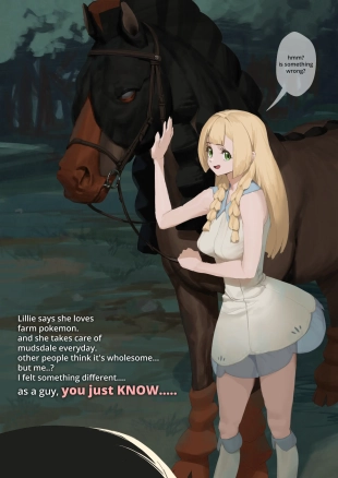 hentai Lillie x Mudsdale