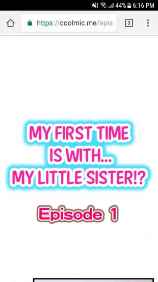 hentai My First Time is with.... My Little Sister?!