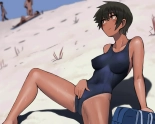 hentai Nude Beach ni Mayoikonde Shimatta Kuronami-san