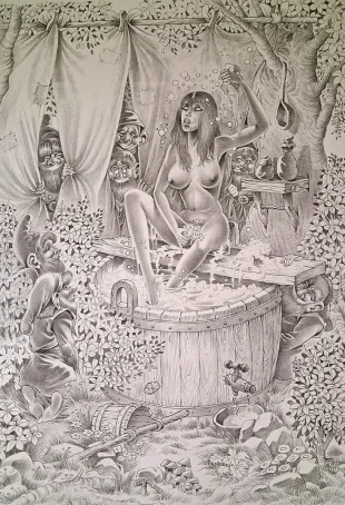 hentai Portfollio - Blanche Neige à contre jour 