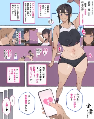 hentai Shōrai supōtsu senshu o mezasu rikujō-bu-chan, kōchi ni akkenaku cuī líng Sa rete