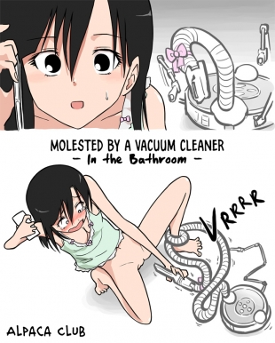 hentai Soujiki ni Okasareta - Senmenjo Hen - | Molested by a Vacuum Cleaner - In the Bathroom -