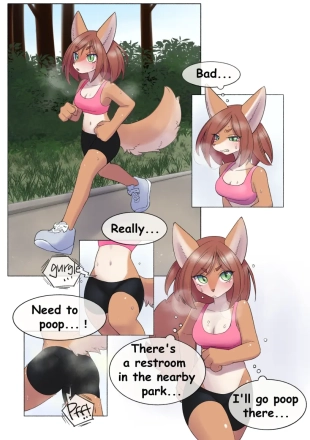 hentai The Urge to Poop while Jogging