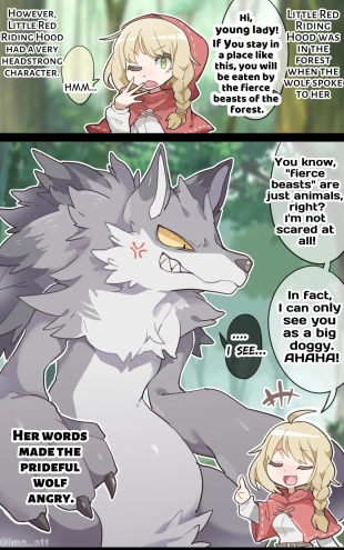 hentai The Wolf VORE Little Red Riding Hood