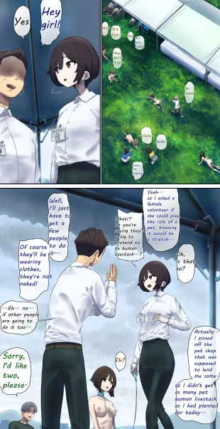 hentai Volunteer for pet human livestock sales promotion event