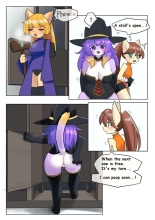 hentai Waiting in Line While Holding her Poop