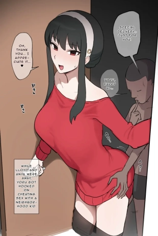 hentai Yor Has Cheating Sex With a Neighborhood Kid