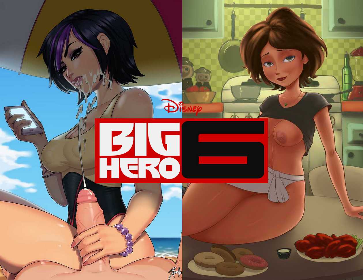 Big Hero 6 hentai et ses héroïnes vraiment bandantes